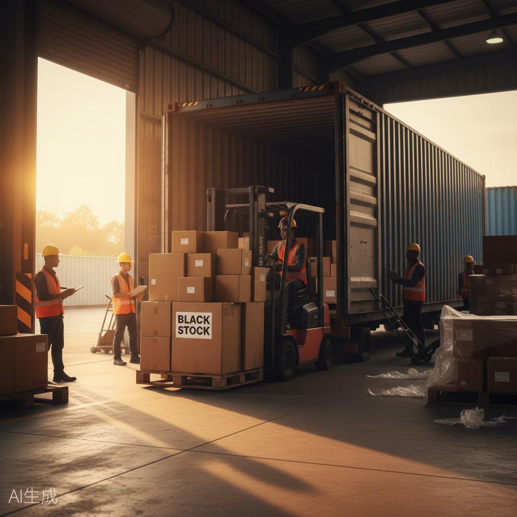 Container loading for Black Friday shipment