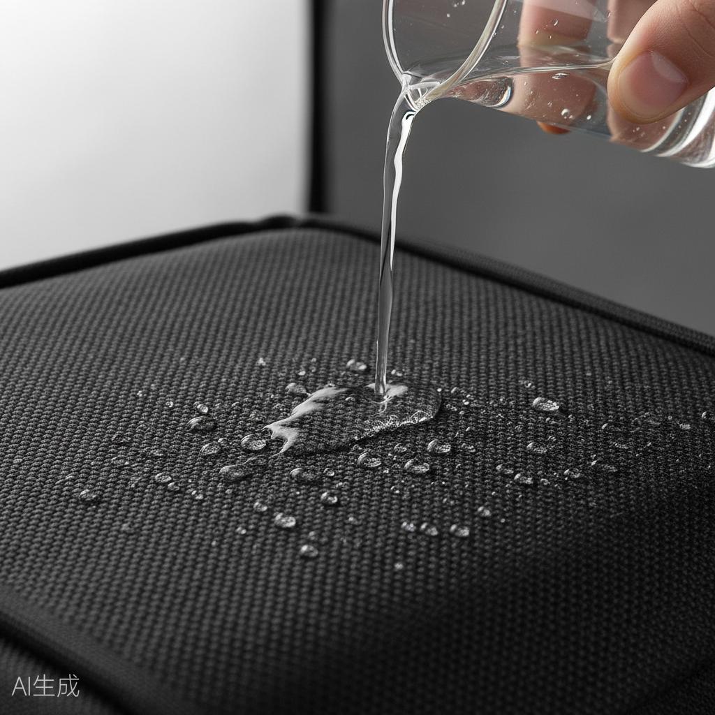 600D waterproof Oxford fabric with water beading